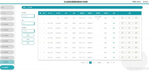 ssm vue办公自动化管理系统 计算机毕业设计